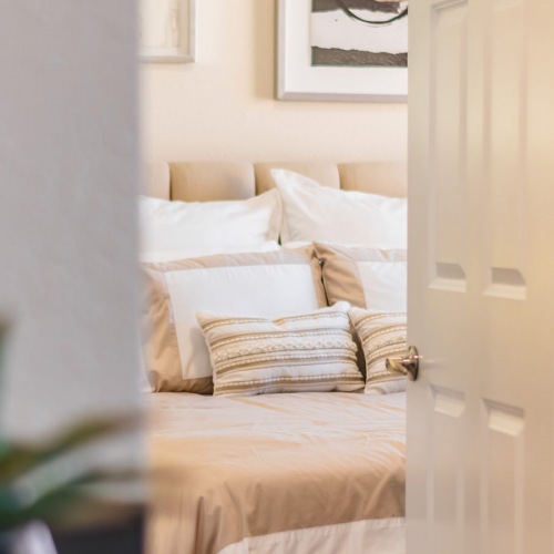 Bedroom with natural lighting